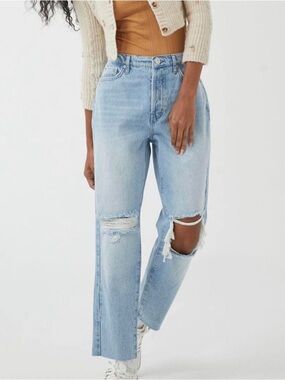 BDG Slim Straight Ripped Jeans